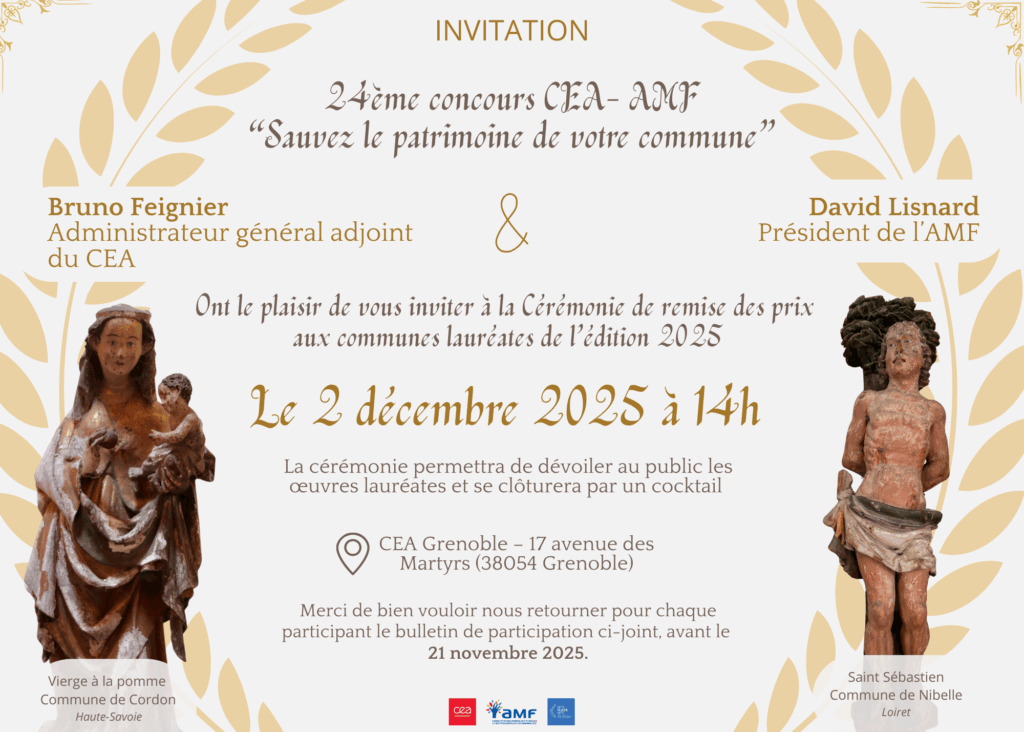 Invitation à la cérémonie des lauréats du concours CEA-AMF 2025
