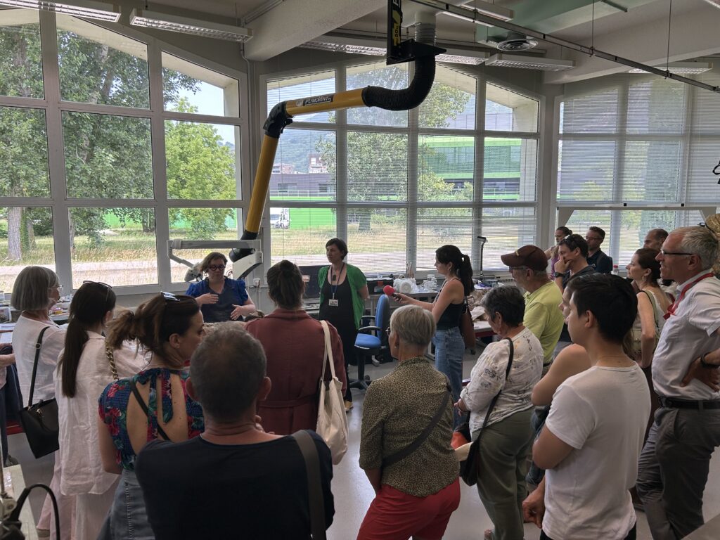 Visiteurs d'ARC-Nucléart lors des JEA en 2015